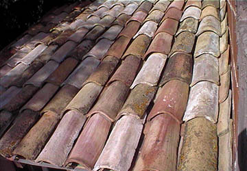 Reclaimed Spanish Barrel Roof Tiles