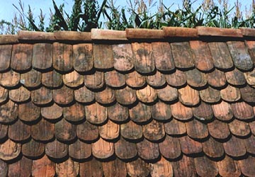Reclaimed German Beaver-Tail Roof Tiles