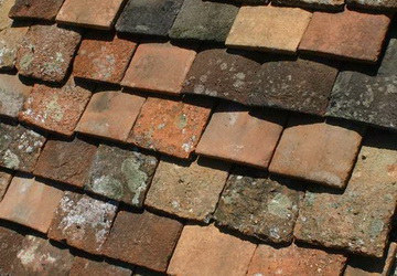 Reclaimed French Flat Roof Tiles