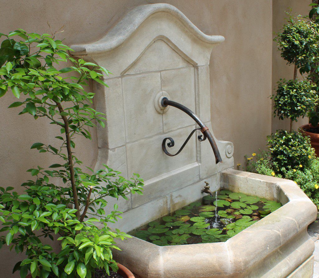 French Limestone Fountain